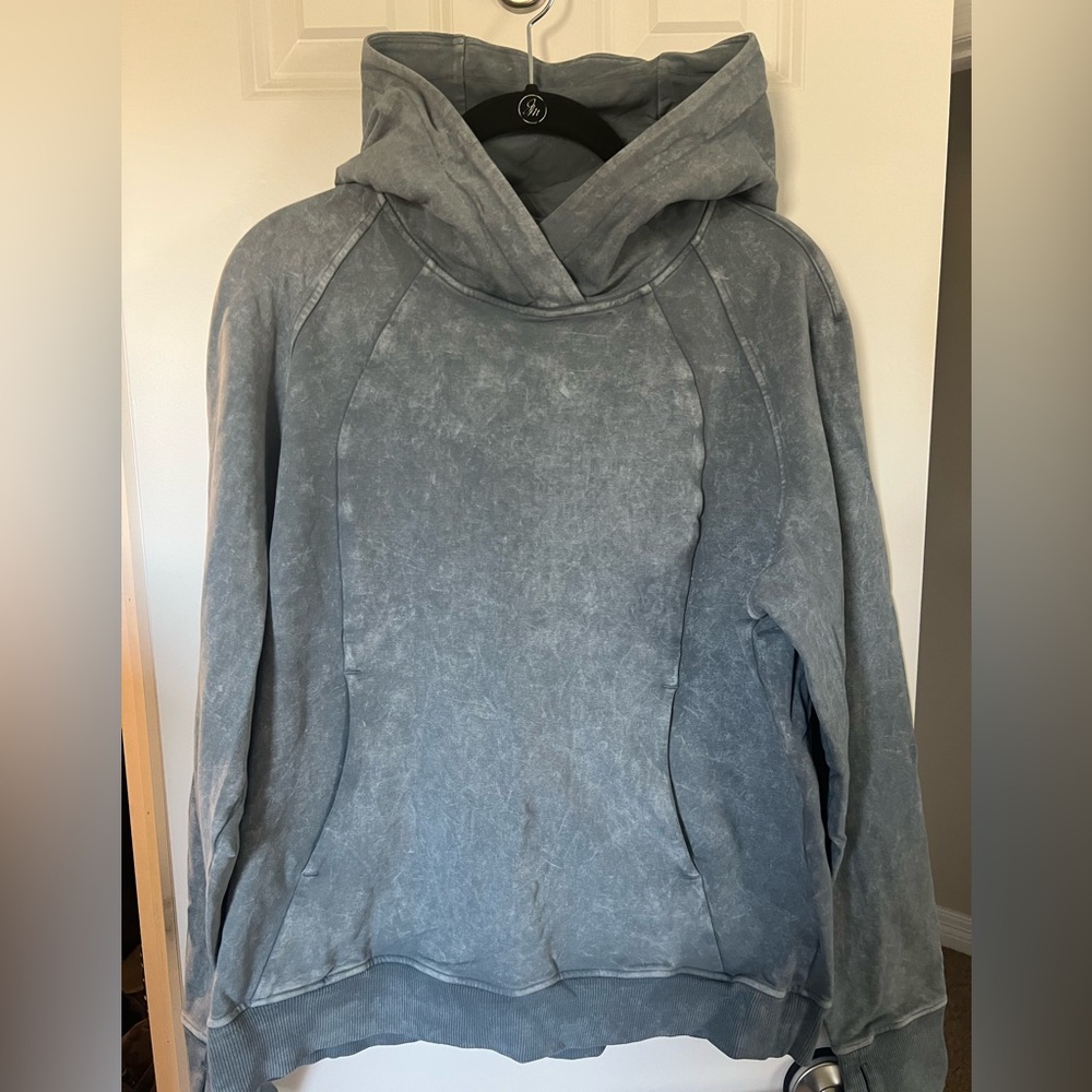 Lululemon athletica Women’s  Crewneck Hoodie - Washed Gray/Blue